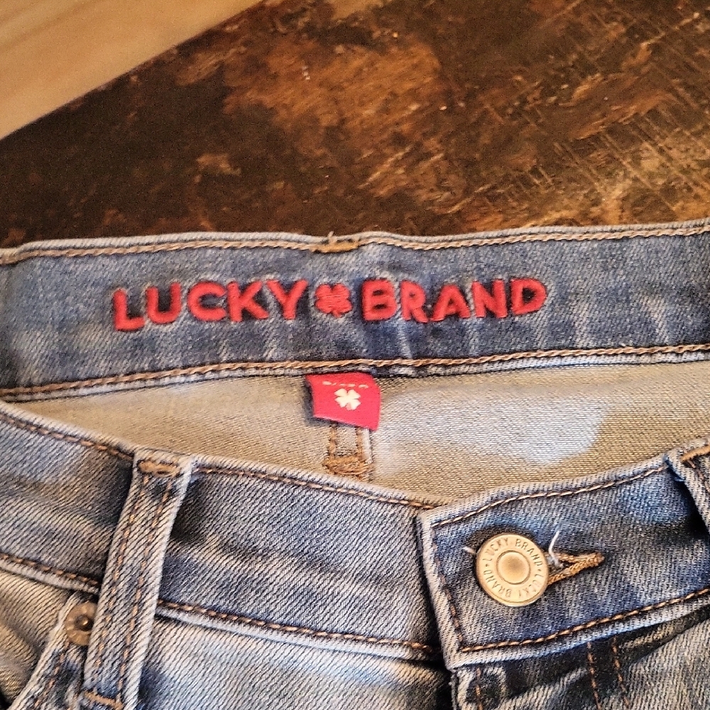 Lucky Brand Light Blue Straight Leg Jeans - Picture 5 of 7